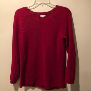 Rosy red sweater